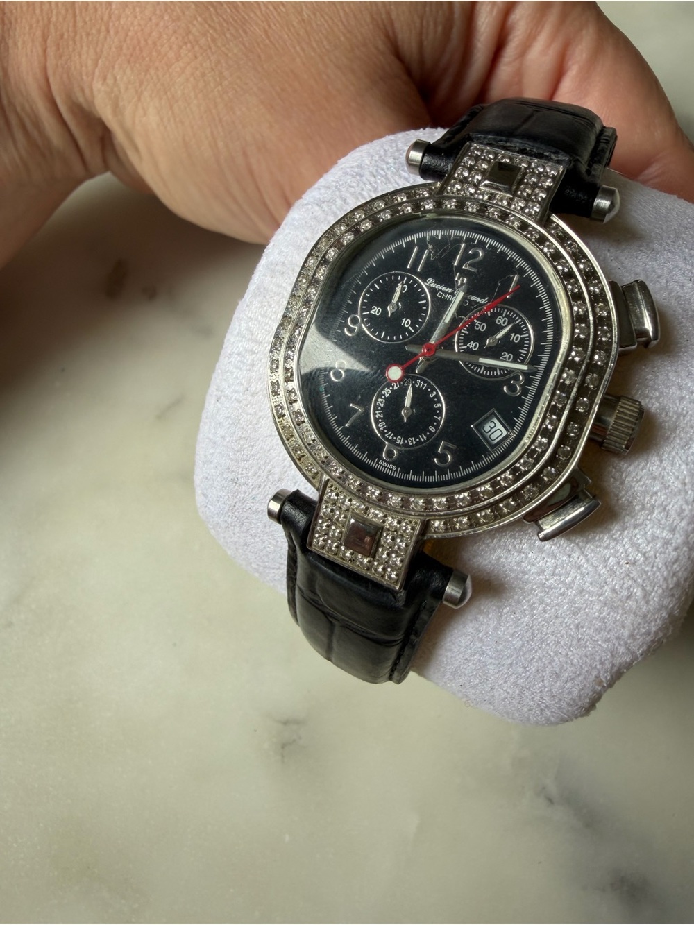 Lucien Piccard Capella Chronograph Diamond Watch